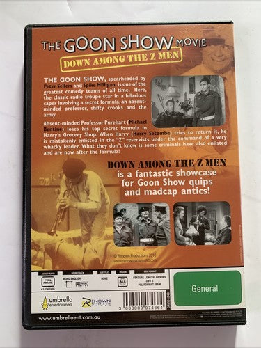 The Goon Show Movie: Down Among the Z Men (DVD, 1952) All Regions NEW