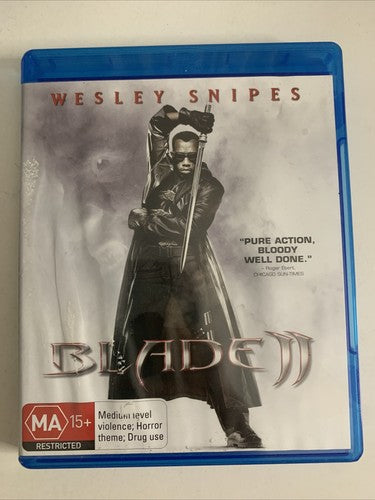 Blade 2 (Blu-ray, 2002) Norman Reedus, Ron Perlman, Wesley Snipes Region B