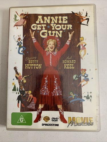 Annie Get Your Gun (DVD, 1950) Howard Keel, Betty Hutton Region 4 NEW