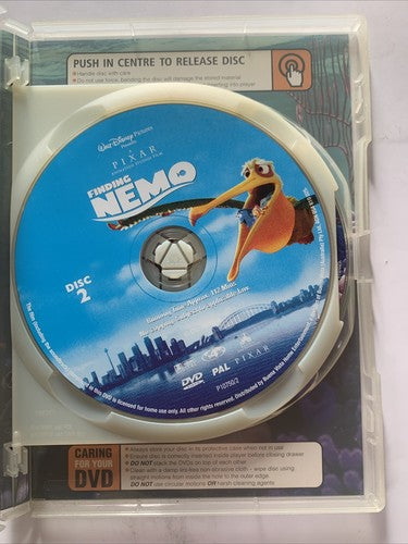 Finding Nemo (Collector's Edition, DVD, 2003. 2-Disc) Pixar Disney Region 4