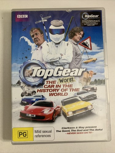 Top Gear: The Worst Cars in the World (DVD, 2012) Jeremy Clarkson Region 4