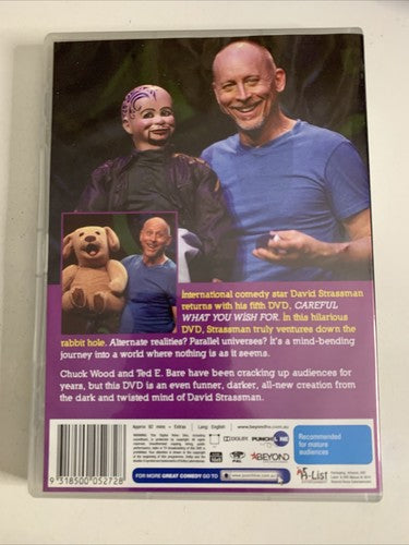 Strassman: Careful What You Wish For (DVD, 2014) Comedy Region 4