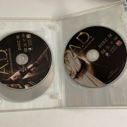 A.D. Kingdom & Empire (DVD, 2015, 4-DIsc) The Complete Mini Series Region 4