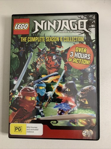 LEGO Ninjago : Masters of Spinjitzu : The Complete Season 6 (DVD, 2011) Region 4