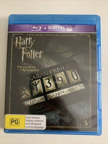 Harry Potter and the Prisoner of Azkaban (Blu-ray, 2004, 2-Disc) Region B