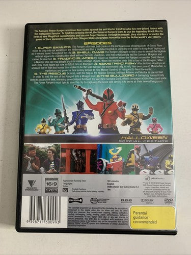 Power Rangers: The New Super Samurai / Halloween Special (DVD, 2012) Region 4