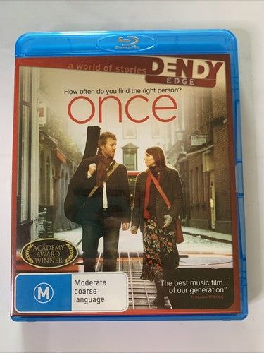 Once (Blu-ray, 2006) Glen Hansard, Marketa Irglova  All Regions