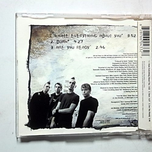 Three Days Grace – I Hate Everything About You (CD, 2004) Australia