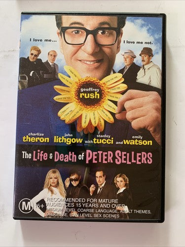 The Life and Death of Peter Sellers (DVD, 2004) Geoffrey Rush Region 4 NEW