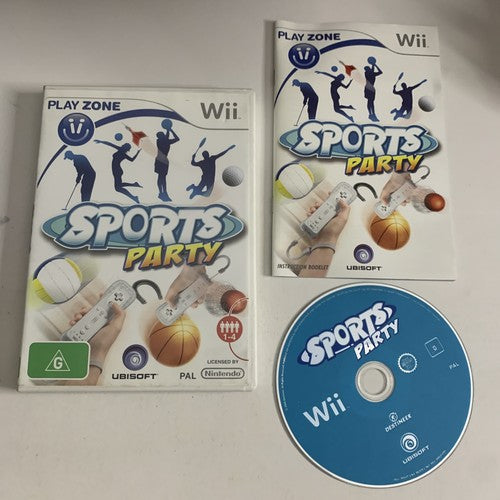 Sports Party Nintendo Wii PAL 2008 Game Complete