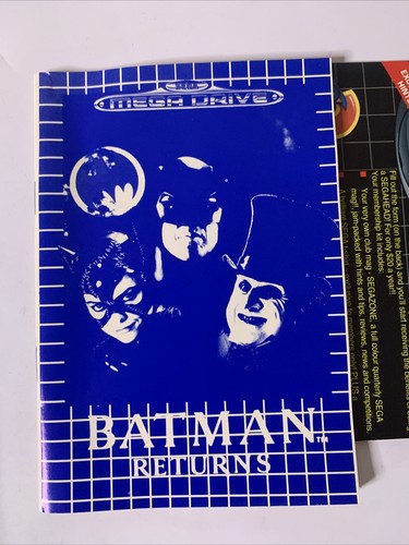 Batman Returns Sega Mega Drive PAL 1992 Game Complete