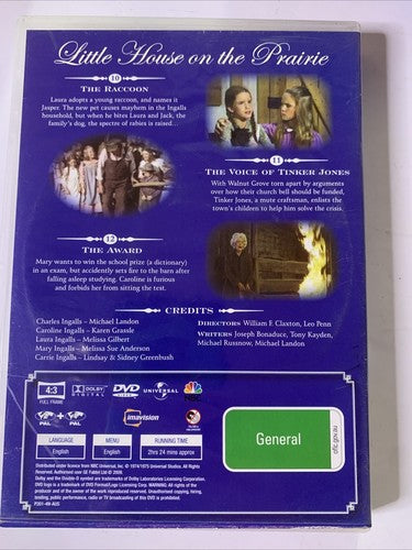 Little House On The Prairie : Season 1 Part 4 (DVD, 1974) Region 4 &2