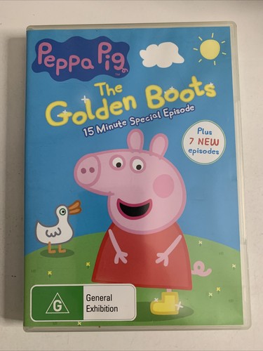 Peppa Pig: The Golden Boots (DVD, 2015) Animation Region 4