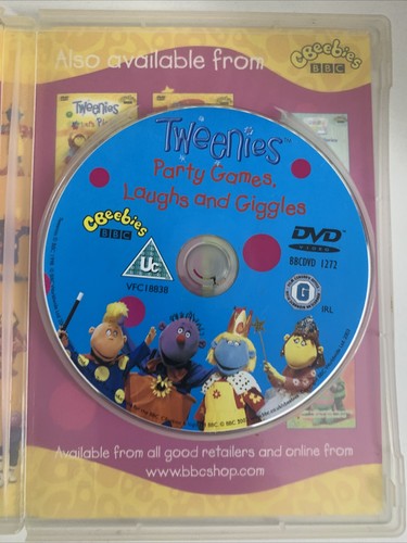 Tweenies: Party Games, Laughs and Giggles (DVD, 2003)  Region 4 &2