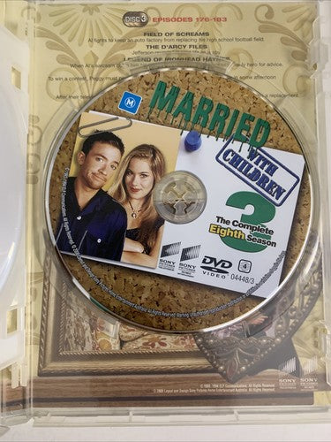 Married With Children: Season 8 (DVD, 1993, 3-Disc) Region 4