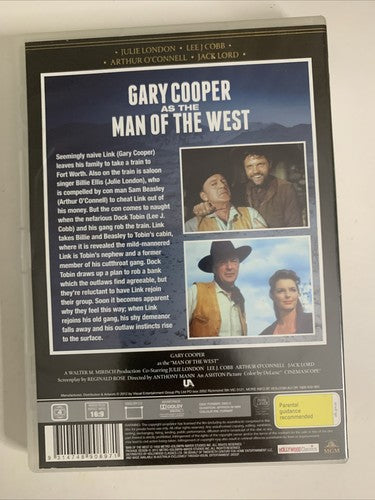 Man of the West (DVD, 1958) Gary Cooper Region 4