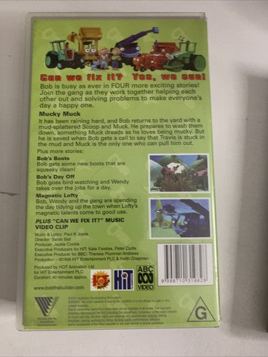 Bob the Builder: Mucky Muck (VHS, 1999) PAL