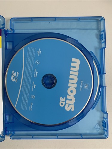 Minions 3D (Blu-ray 3D + 2D, 2015, 2-Disc) Region B