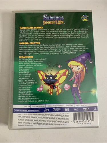 Sabrina's Secret Life : Vol 3 (DVD) Animation Region 4