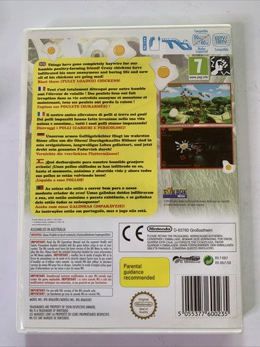 Chicken Blaster Nintendo Wii PAL Shooter Game Complete