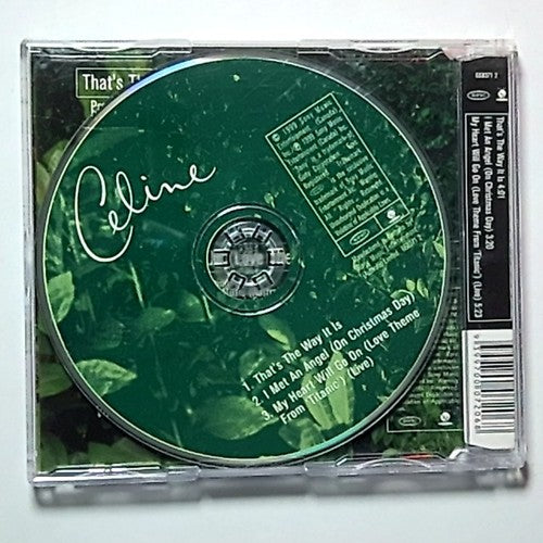 Céline Dion – That's The Way It Is (CD, 1999) Australia 668371 2