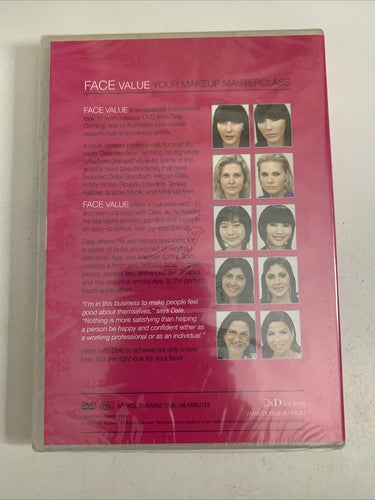 Face Value: Your Makeup Masterclass (DVD, 2009) Dale Dorning All Regions NEW