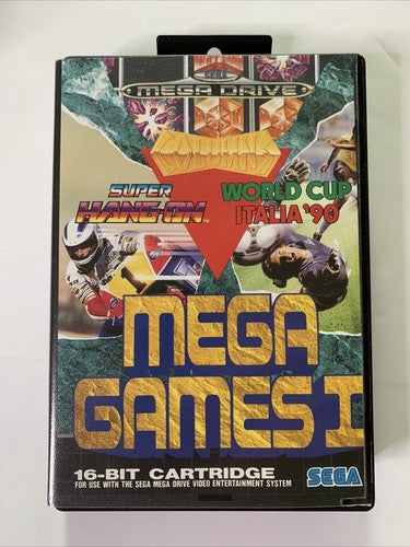 Mega Games I: Columns / Super Hang-on / World Cup 90 Sega MegaDrive PAL Complete