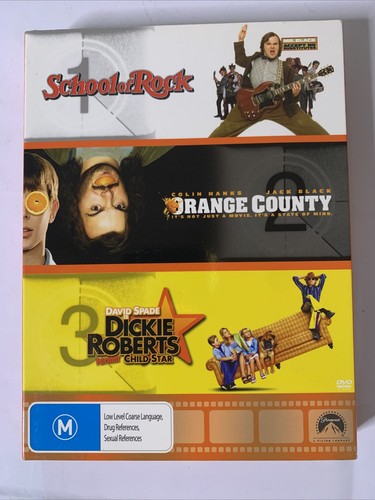 School of Rock / Orange County / Dickie Roberts (DVD, 2005, 3-Disc) Region 4