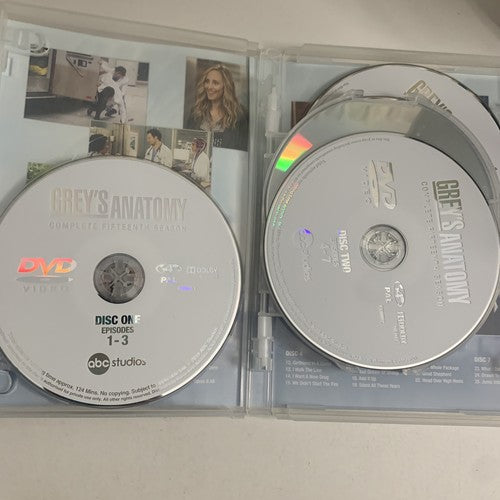 Grey's Anatomy : Season 15 (DVD, 2018, 7-Disc) Region 4