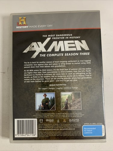 Ax Men : The Complete Season 3 (DVD, 2010, 4-Disc) Region 4