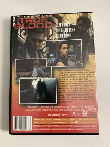 True Blood (DVD, 1989) Sherilyn Fenn, Jeff Fahey  All Regions