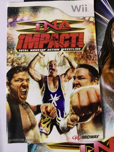 TNA Impact Total Nonstop Action Wrestling 2008 Nintendo Wii PAL Game Complete