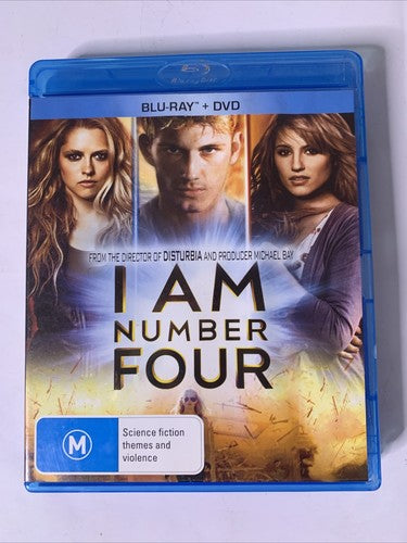 I Am Number Four (Blu-ray, 2011) Alex Pettyfer, Timothy Olyphant  All Regions
