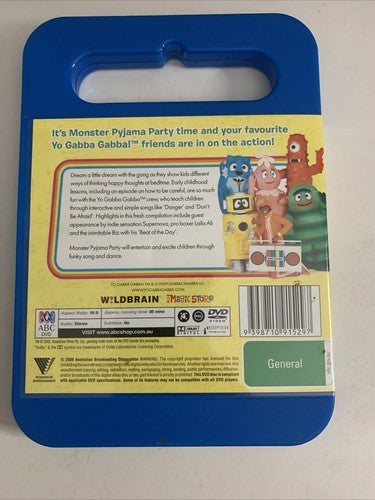 Yo Gabba Gabba! Monster Pyjama Party! (DVD, 2008) Region 4