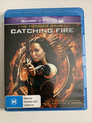 The Hunger Games: Catching Fire (Blu-ray, 2013) Jennifer Lawrence Region B