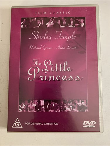 The Little Princess (DVD, 1939) Shirley Temple Region 4