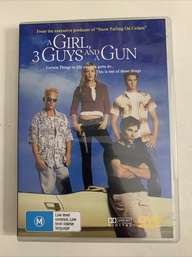 A Girl, 3 Guys and a Gun (DVD, 2001) All Regions NEW