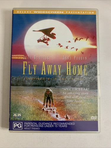 Fly Away Home (DVD, 1996) Jeff Daniels, Terry Kinney, Anna Paquin Region 4