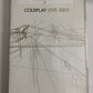 Coldplay – Live 2003 (DVD + CD, 2003, 2-Disc) All Regions