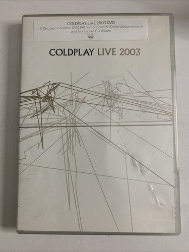 Coldplay – Live 2003 (DVD + CD, 2003, 2-Disc) All Regions