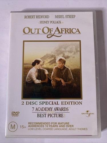 Out of Africa (Special Edition, DVD, 1985) Meryl Streep, Robert Redford Region 4