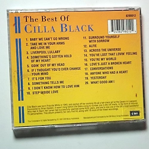 Cilla Black – The Best Of Cilla Black (CD) Australia 8298012