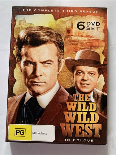 The Wild Wild West : Season 3 (DVD, 1967, 3-Disc) All Regions