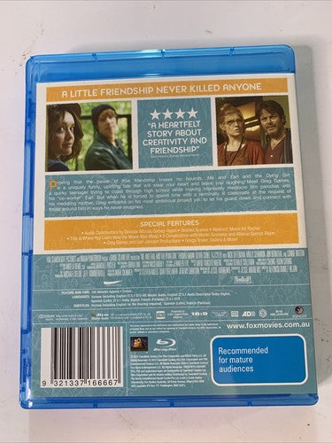 Me and Earl and the Dying Girl (Blu-ray, 2015) Region B