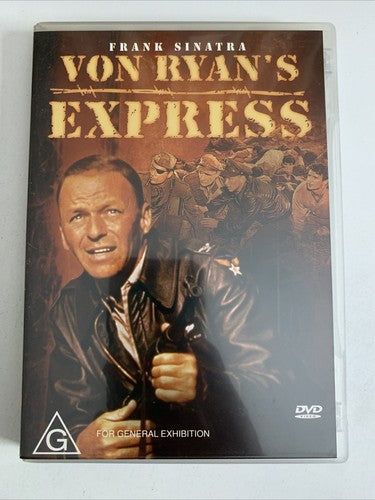 Von Ryan's Express (DVD, 1965) Frank Sinatra, Trevor Howard  Region 4 NEW