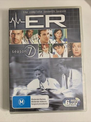 ER : The Complete Season 7 (DVD, 1999, 6-Disc) Region 4