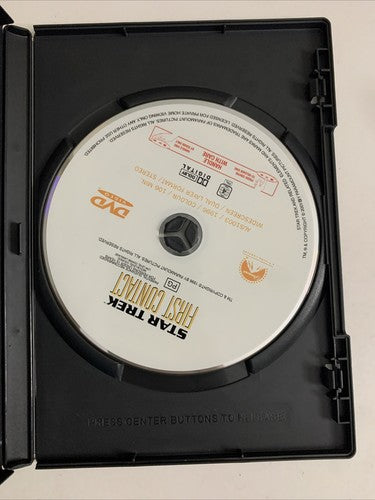 Star Trek First Contact (DVD, 1996) Patrick Stewart Region 4