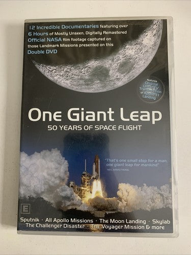 One Giant Leap: 50 Years of Space Flight (DVD, 2-Disc) All Regions