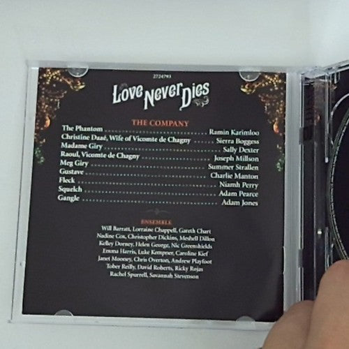 Andrew Lloyd Webber – Love Never Dies (CD, 2010, 2-Disc) Australasia 2724793