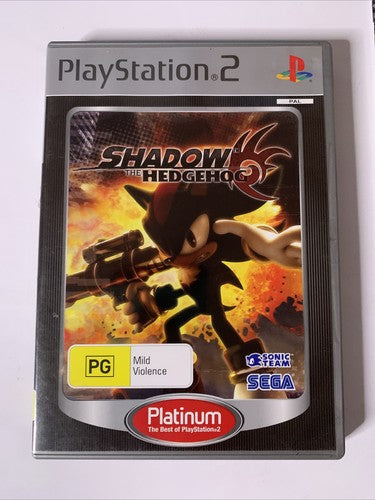 Shadow The Hedgehog PS2 Sony PlayStation 2 PAL SEGA Game Complete